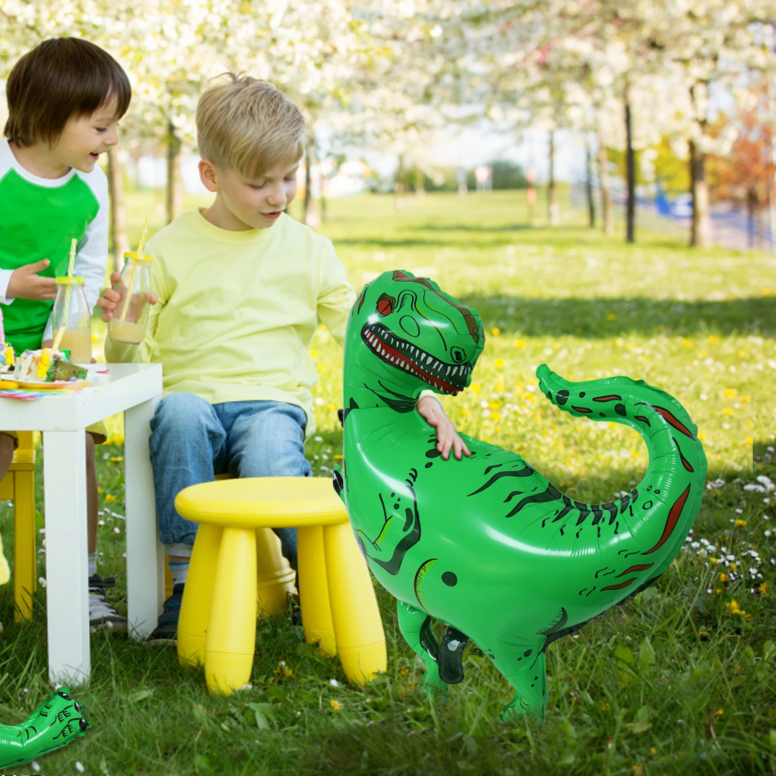 

1pcs Dinosaur Balloons Foil Material Animal Dinosaur Air Balloons for Children Birthday Balloons Kids Birthday Room Decoration