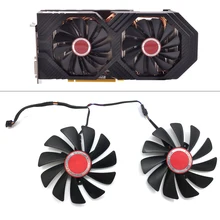 95 мм FDC10U12S9-C CF1010U12S вентилятор охлаждения для ПК Замена для XFX AMD Radeon RX 580 590 RX580 RX590 Вентилятор Охлаждения видеокарты