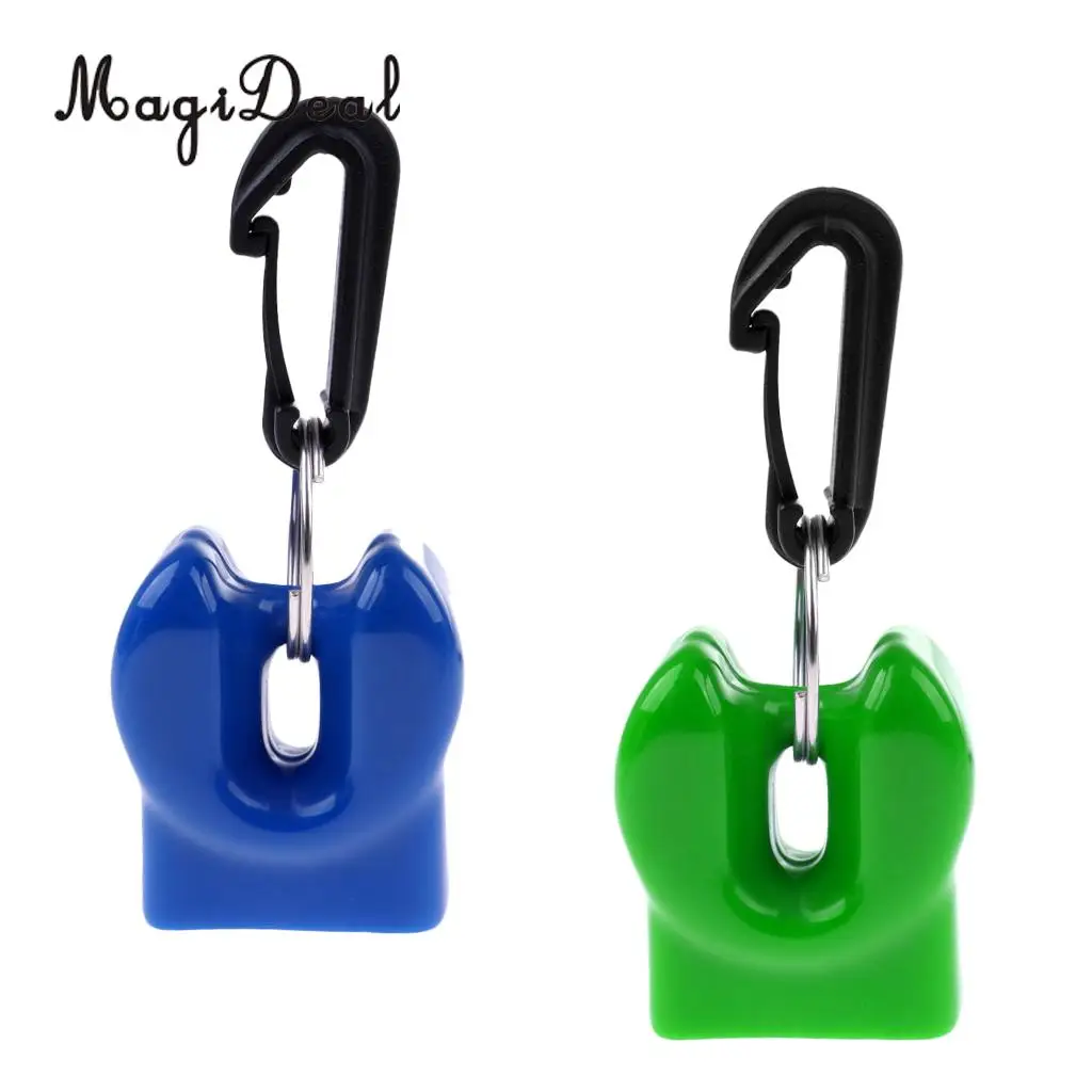 2Pcs Scuba Dive Regulator Octopus Holder Snorkel Retainer Mouthpiece Cover Mouthpiece Holder with Clips for 2nd Stage Regulator