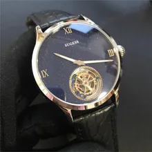 Модные роскошные часы со звездным циферблатом, мужские наручные часы с турбийоном, светящиеся стрелки, 5 АТМ, мужские часы ST8230, мужские механические часы