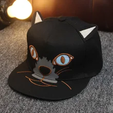 Новинка, фирменная модная кепка в стиле хип-хоп, Женская Бейсболка с мультяшной вышивкой, головной убор для взрослых, уличные шапки в стиле хип-хоп для женщин