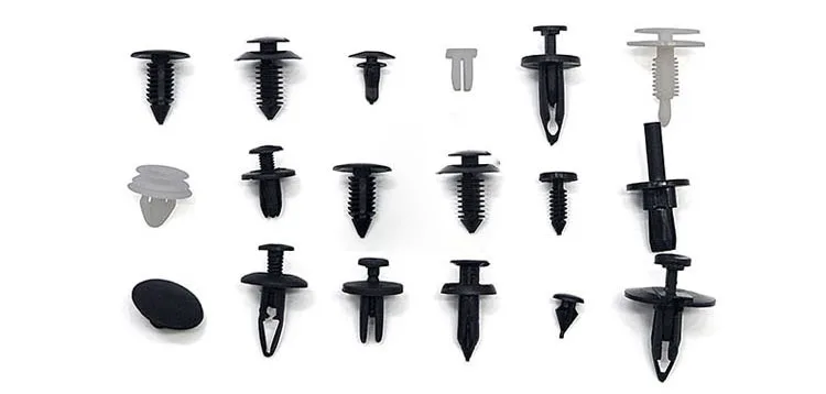 D120 200 Pcs Car Hole Plastic Rivet Fastener Fender Bumper Push Pin Clips For Ford