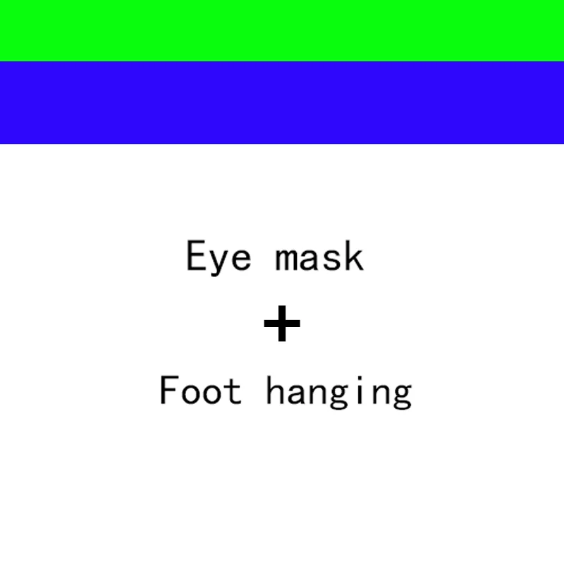 Черый; женская обувь - Цвет: Foot hanging Eyemask