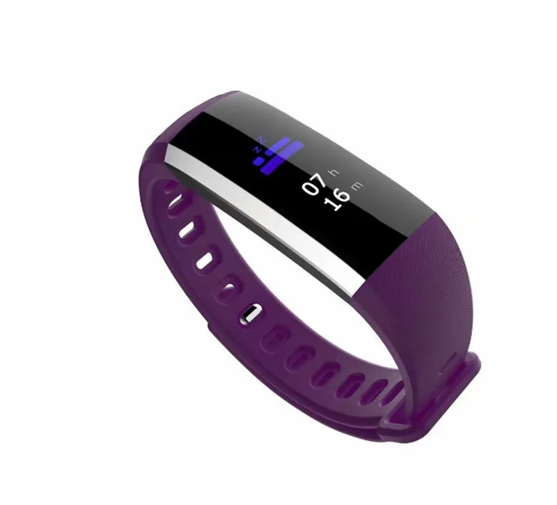 G19 Смарт часы мониторинг сердечного ритма ЭКГ пожилых здоровья водонепроницаемые часы спортивный браслет - Цвет: Фиолетовый