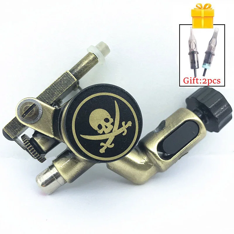 

1PC Professional Tattoo Machine Skull Alloy Rotary Tattoo Machine Strong Power Motor Permanent Makeup Machine For Body Art