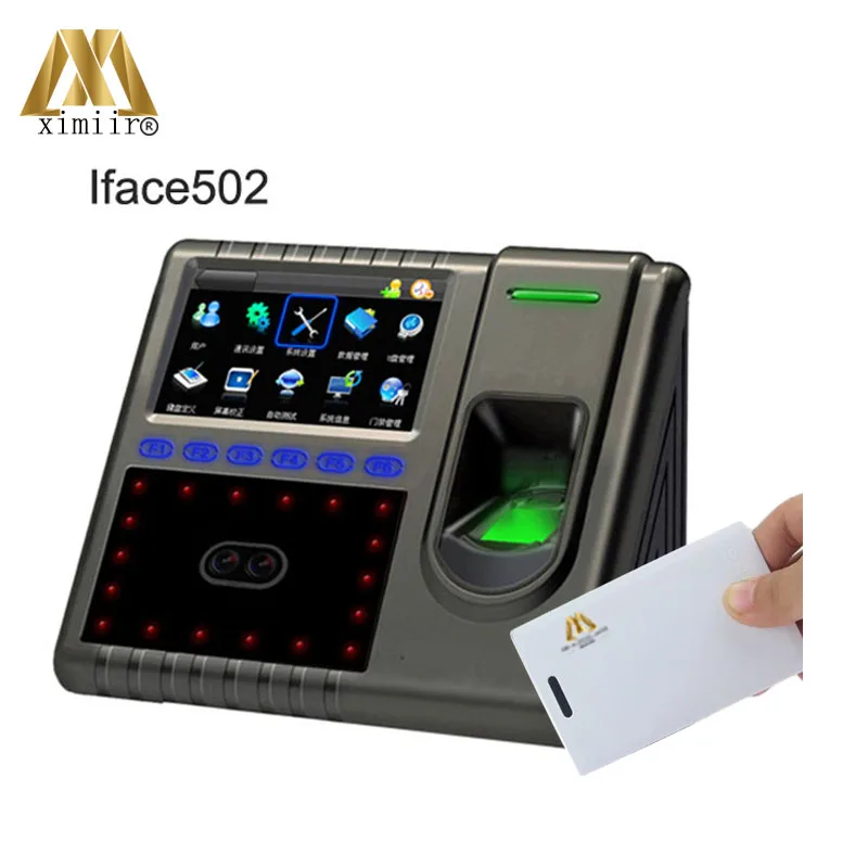 

Good quality TCP/IP USB WIFI RS485 face&fingerprint&IC card time attendance and access control Iface502