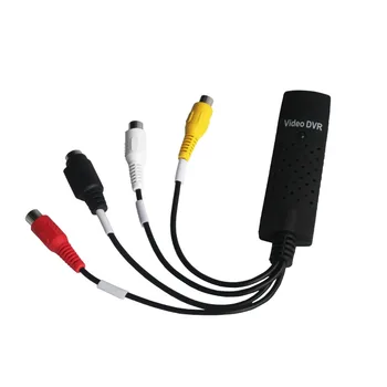 

USB 2.0 Video Easycap TV DVD VHS Capture Card Audio AV Easiercap Adapter for Computer/CCTV Camera