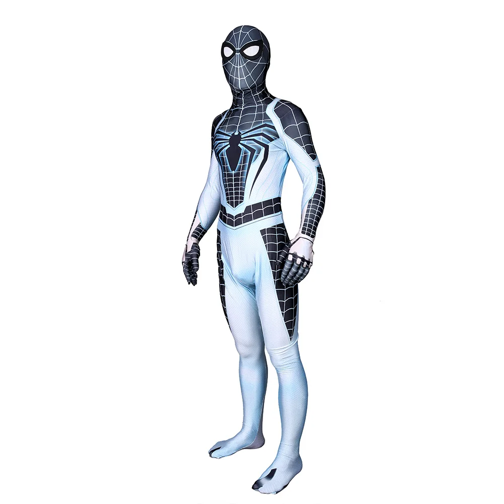 Человек-паук отрицательный костюм зентай для косплея для мужчин Дети PS4 супергероя-паука костюм боди комбинезоны
