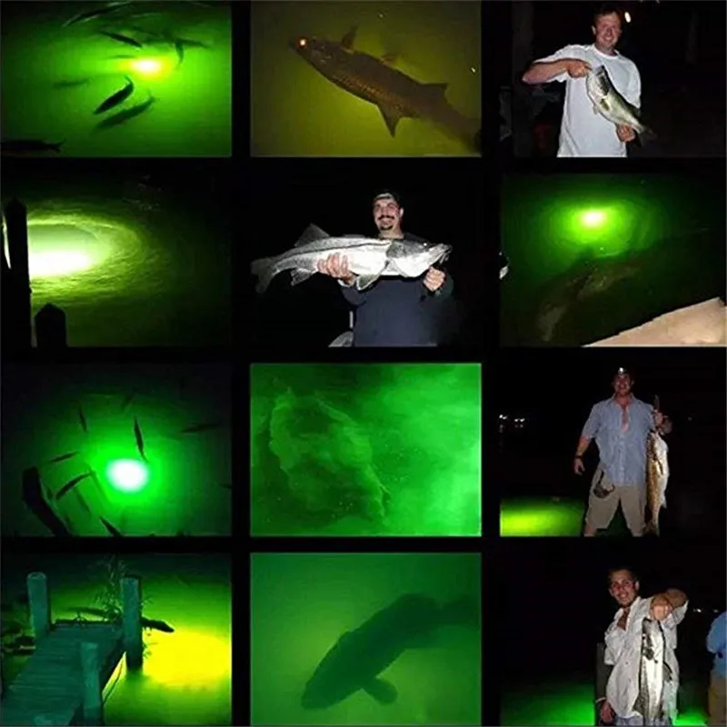 12 в 120 светодиодный 1000 люменов приманка 10 Вт ночной рыболовный искатель светильник shads светодиодный рыболовный подводный светильник