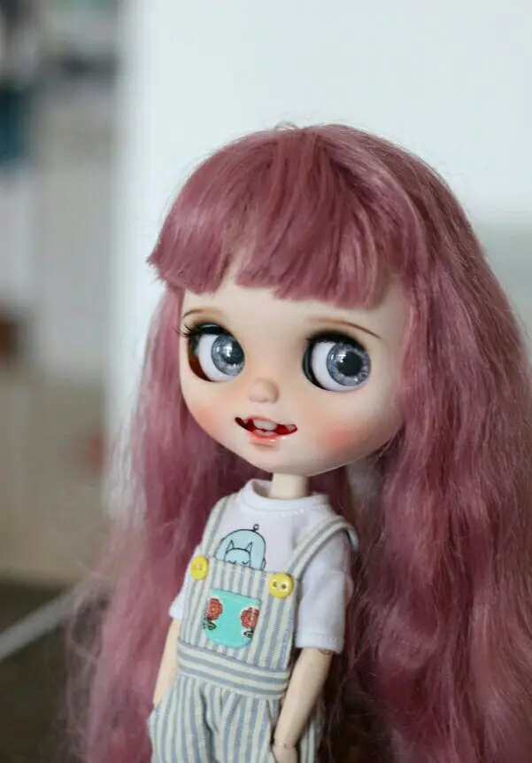 Изготовленная на заказ кукла «сделай сам», Обнаженная кукла для девочек, не включает в себя одежду, глазные фишки случайны, волосы можно выбрать - Цвет: 2