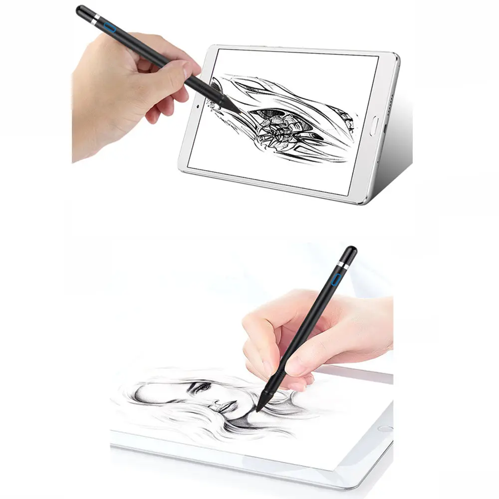 

Rechargeable Active Stylus Touch Pen 1.3mm Capacitive Screen Pencil Painting For Lenovo Tab 4 8 10 Plus X704 X304 TB-8504 Tablet