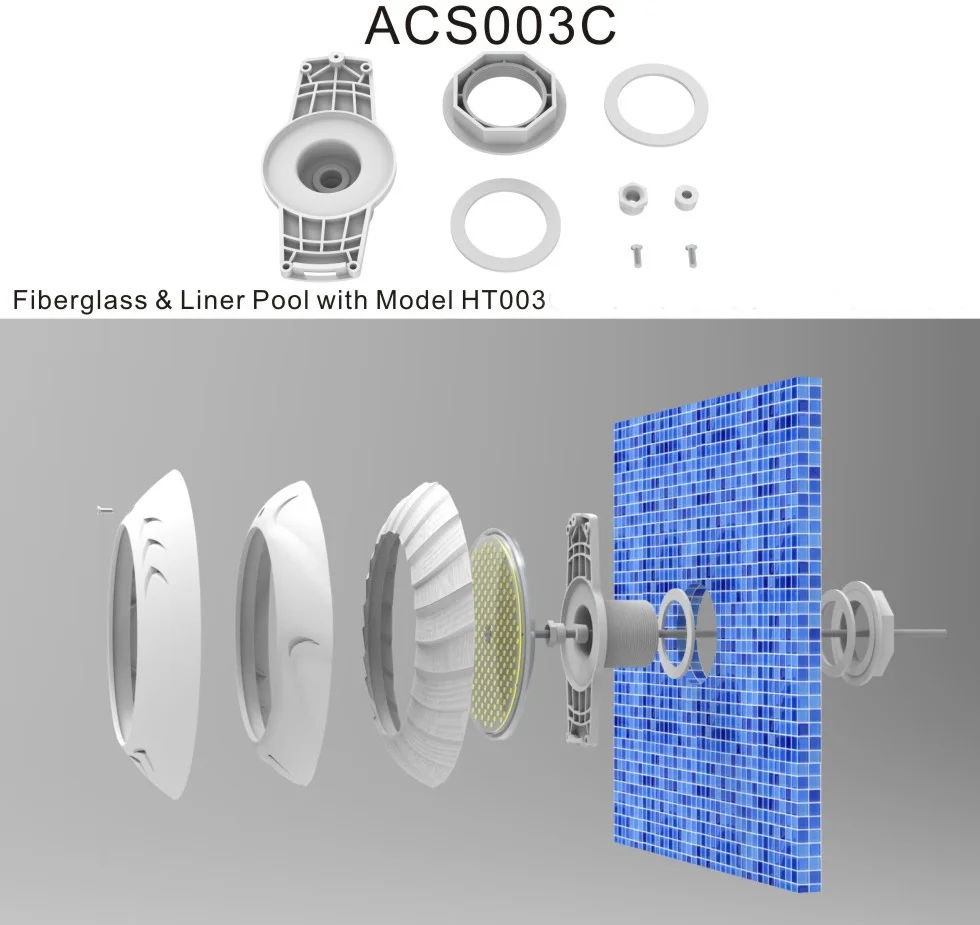 Underwater Led Swimming Pool Light Bracket for Fiberglass