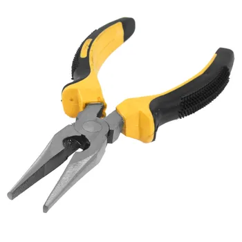 

UXCELL Newest 1 Pcs 6" Black Yellow Handle Side Long Nose Pliers Wire Cutting Tool