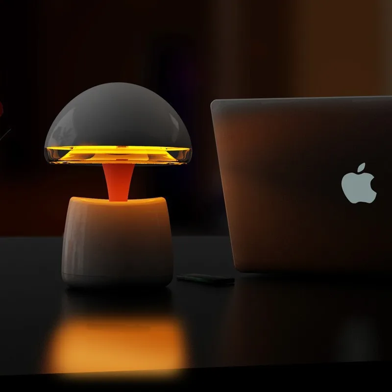 

LED magic night lamp bluetooth stereo speaker TF Card mp3 player FM radio alarm clock light with music Desk Lamp/Reading Lamp