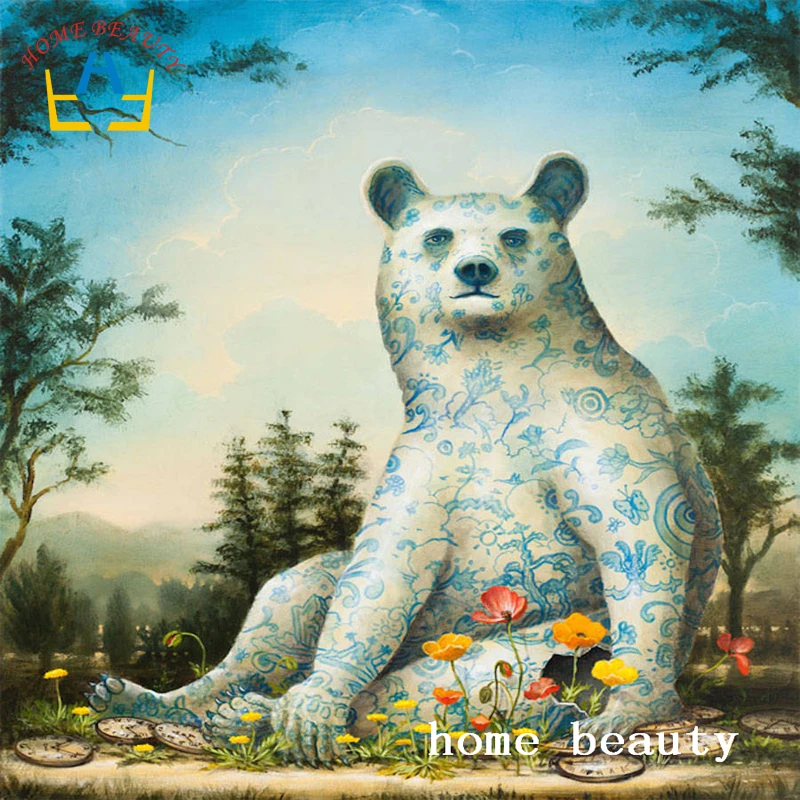 diamond embroidery ceramics bear picture for rhinestones diy mosaic
