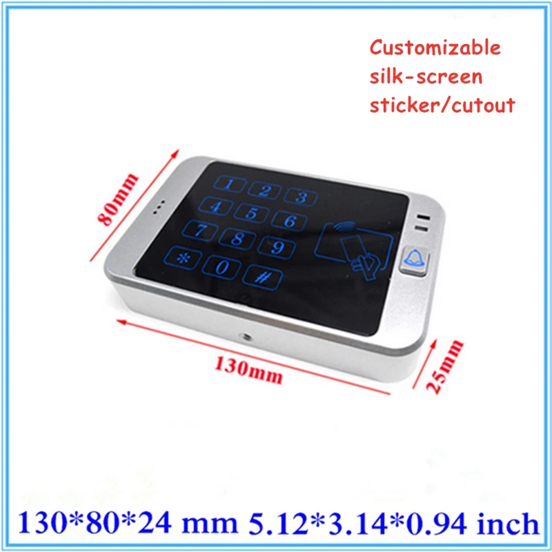 

130x80x24mm abs plastic housing case for attendance machine plastic enclosure for access control card reader project box