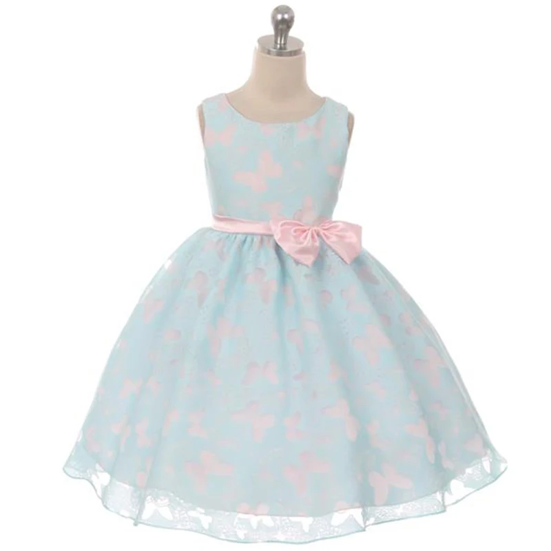 

Butterfly Pattern Dress For Girls 4-10 Yrs Children's Princess Costume For Kids Girls Clothes Wedding Ceremony Events Clothing