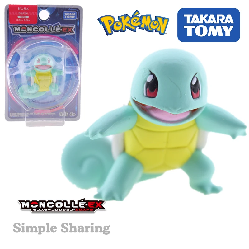 TAKARA TOMY Tomica Покемон монстр коллекционные предметы черепаха фигурка карманная EX 03
