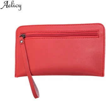 

Aelicy Coin Purses Women Wallet Small Credit Card Holder Key Money Bags For Lady Solid Color Casual Clutch Bag multi-card Wallet