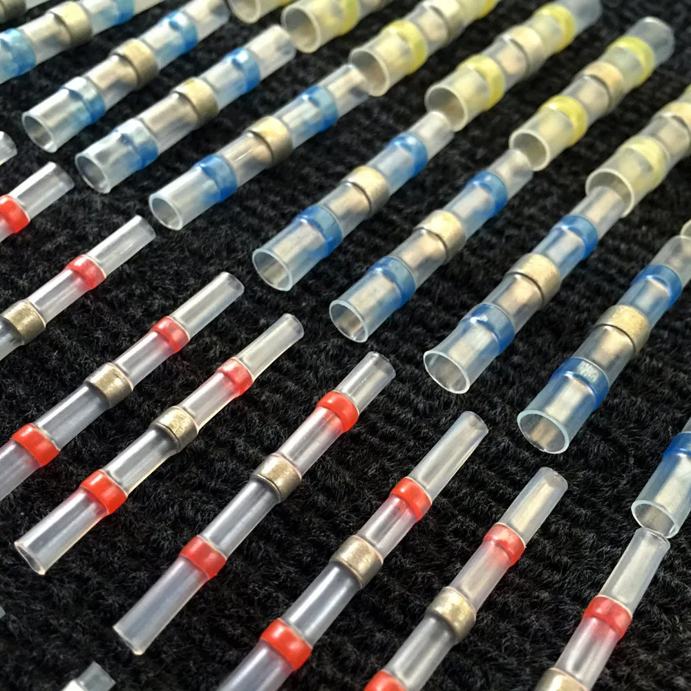 

50pcs Waterproof Solder Seal Heat Shrink Butt Connectors with Soldering Sleeve P# DROPSHIP