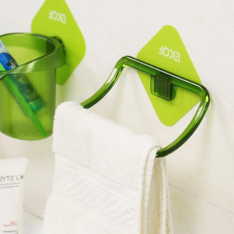 Plastic Towel Rack Without Scratch on Wall Single Rod High Quality