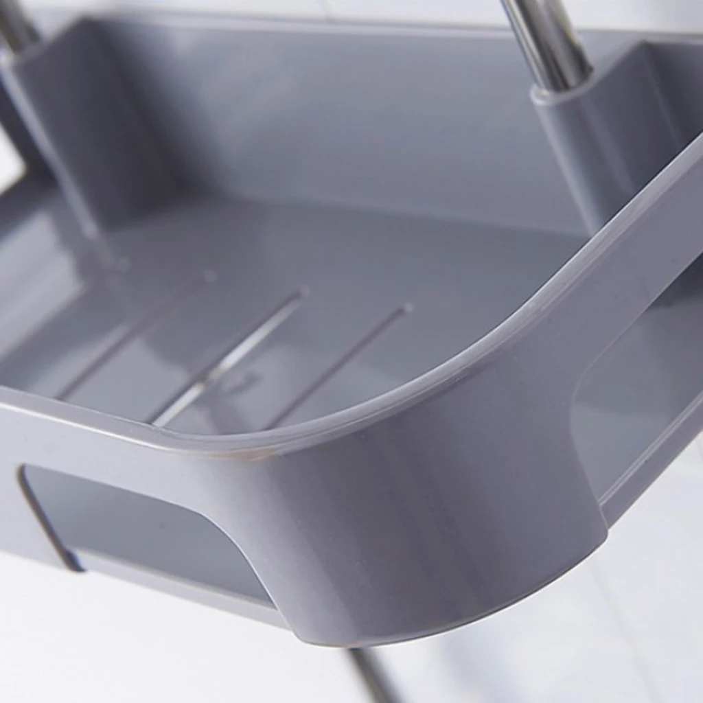 1/2/3 Layers Toilet Shelf Bathroom Storage Rack Wall-mounted Shower Shelf Shampoo Tissue Towels Holder Toilet Shower Organizer