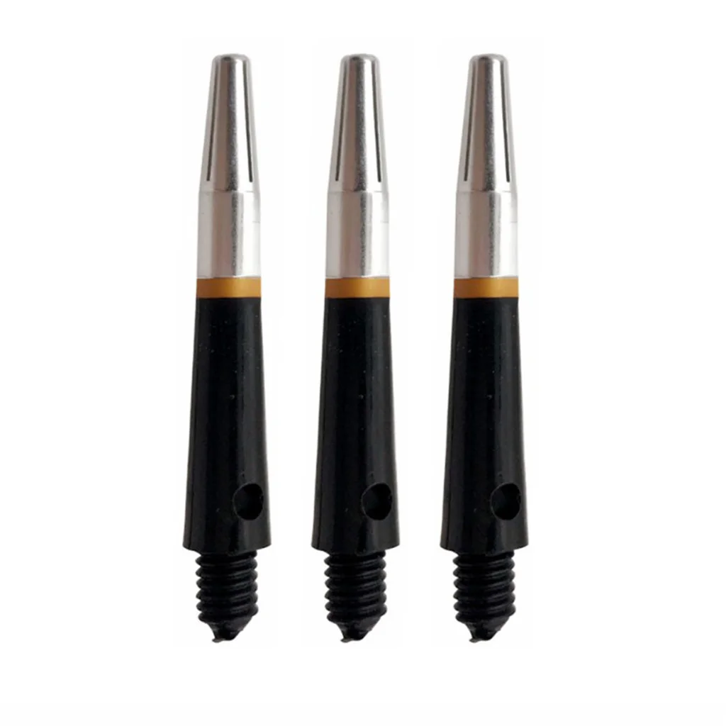 3pcs/Pack Aluminum Alloy Medium Darts Shafts Stems Replacing for Darts Maintain Fixing 45/35mm Aluminum Alloy Dart Shaft