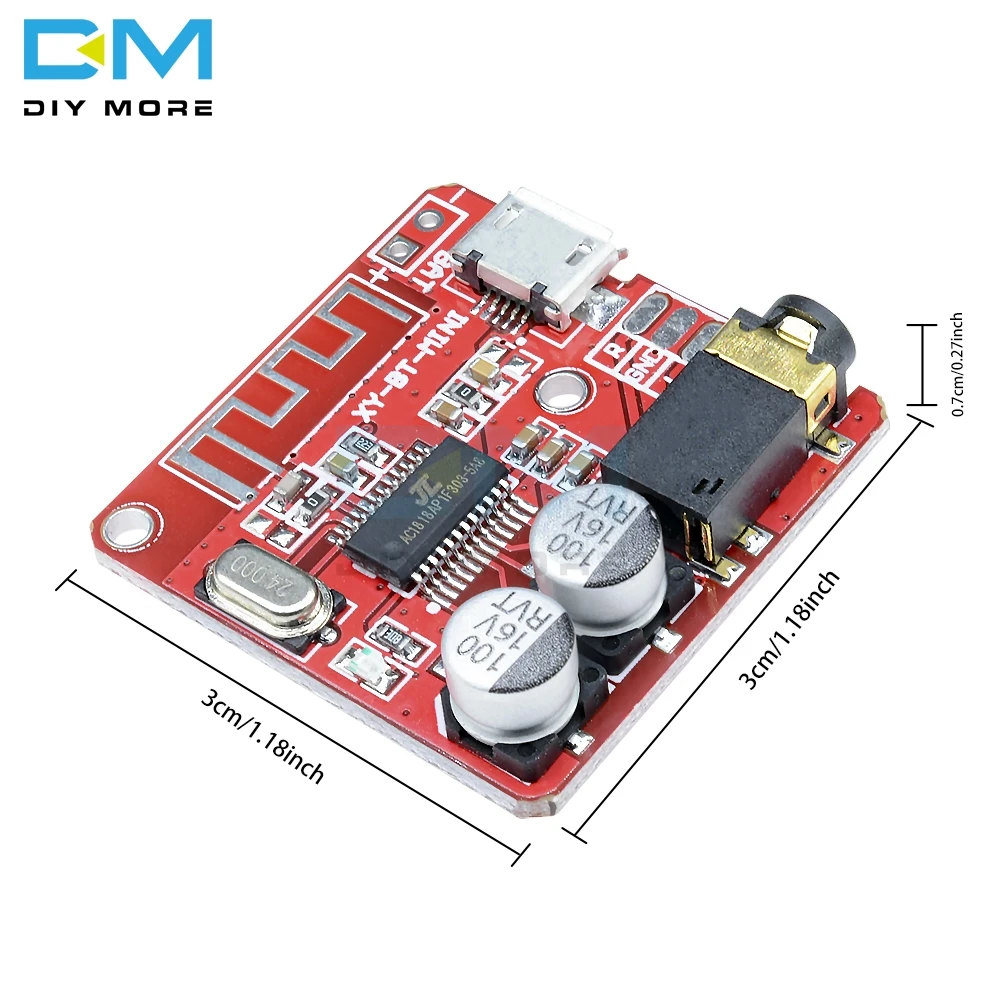 Bluetooth Audio Receiver Board MP3 Decoder 3.7-5V #6
