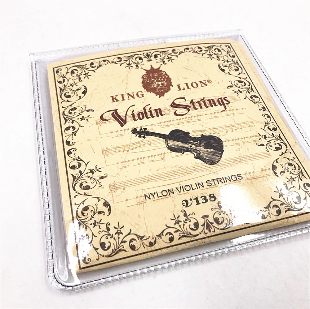 

One set KING KION brand violin string.Nylin violin strings 4/4 V138