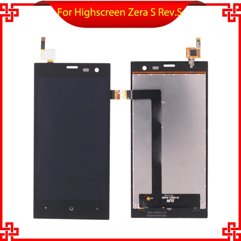 

Round Button For Highscreen Zera S Rev.S Full Lcd Display Touch Screen Digitizer Assembly