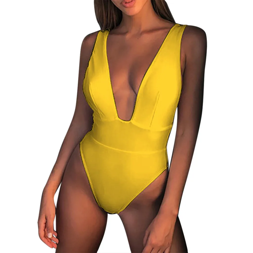 

AUSTINBEM Women Bikini Set Swimwear sheer swimsuit cover up female Push-Up Padded Solid Bra Swimsuit fused Beachwear#y30