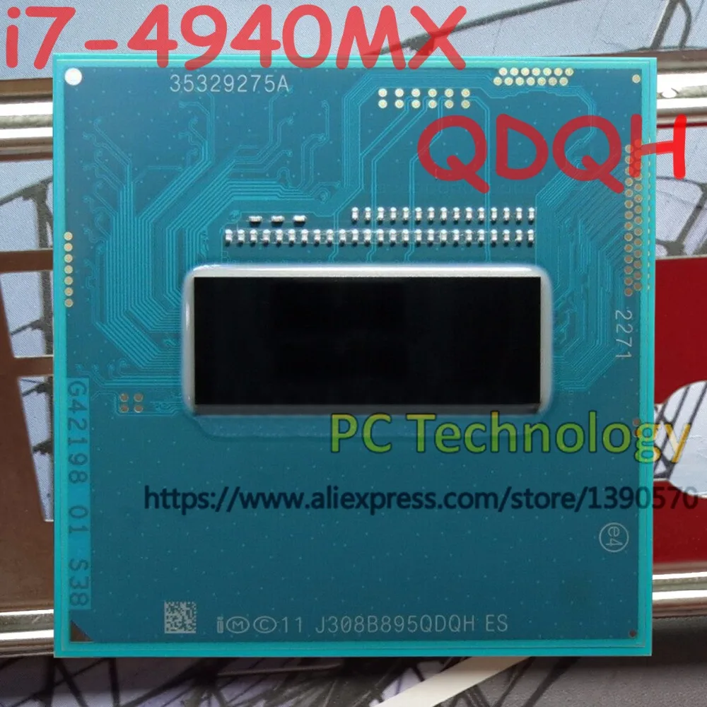 Оригинальный процессор Intel Core I7 4940MX QS QDQH 3 1 ГГц 4 0 L3 = 8M четырехъядерный Бесплатная