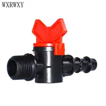 Wxrwxy клапан орошения мужской 1/2 к 1/2 шланга колючая разъем сад нажмите краны 16 мм шланг для воды-клапан 20 шт