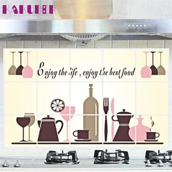 New DIY Kitchen wall stickers Removable Vinyl Decal Home Decor Wall Sticker