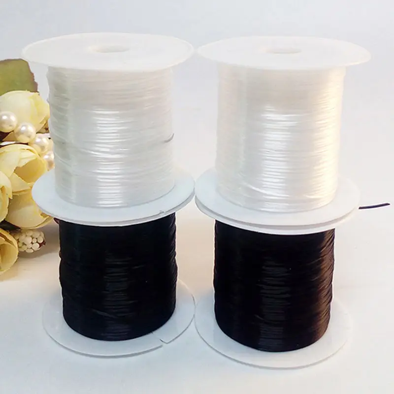 2 Rolls Strong Elastic Stretchy Beading Thread Cord Bracelet Fishing