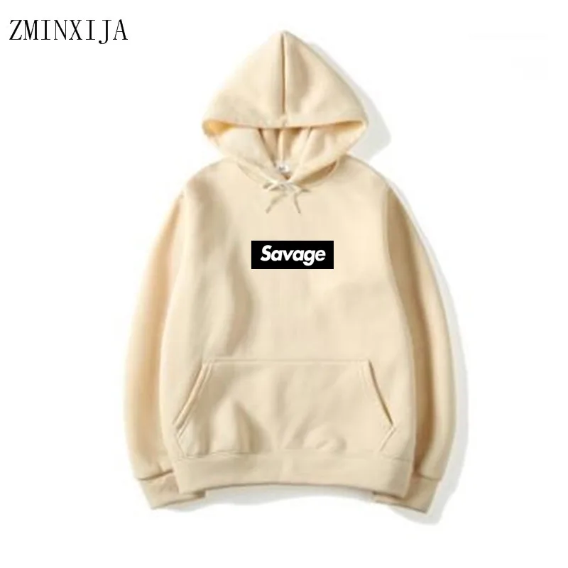 

2019 New Mens Hoodies Savage Hoodies Parody No Heart X Savage Mode Slaughter Gang ATL Cotton Long Sleeved Hoodies Suprem