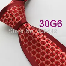 Coachella Для мужчин галстуки Уникальный Бургундия границе с серебряный красный сетки тканые Средства ухода за кожей шеи галстук формальный Средства ухода за кожей шеи галстук для Для мужчин платье рубашка свадьба