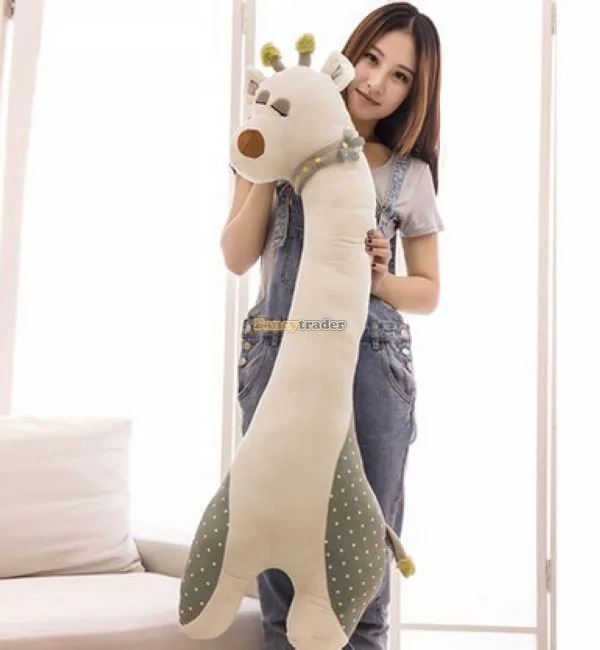 Fancytrader 43'' 110cm Super Soft Lovely Plush Jumbo Giraffe Toy,3 colors Available! Best Gift for Kids, and Decoration Dolls, Free Shipping FT50064(5)