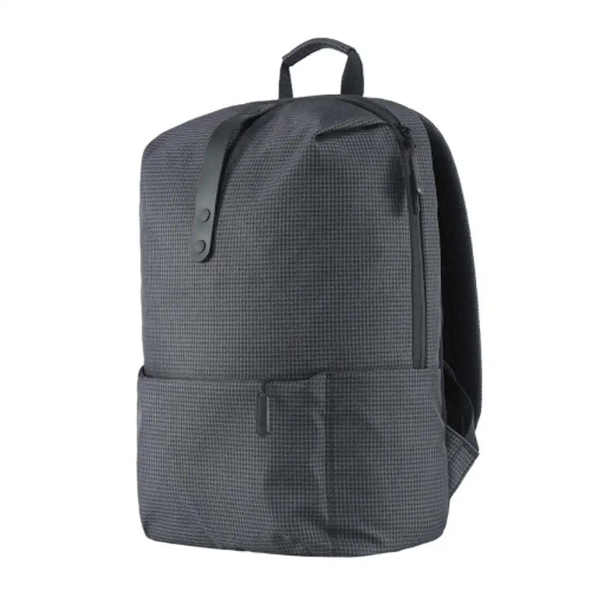 Модный рюкзак Xiaomi, 15,6 дюймов, 20л, школьная сумка в студенческом стиле, рюкзак для ноутбука, компьютера, для женщин, мужчин, девочек - Цвет: Черный