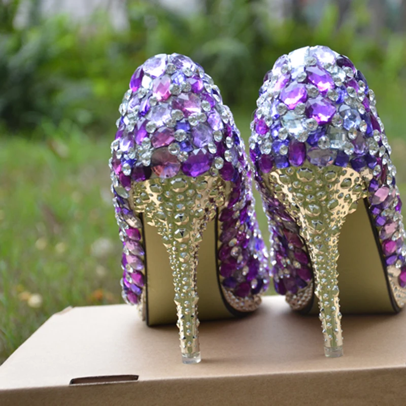 purple dress shoes for ladies