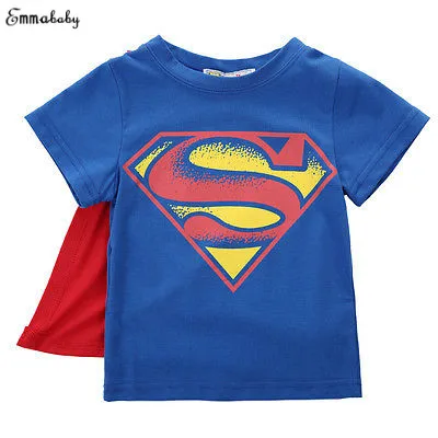 Emmababy Kids Cartoon T shirt Baby Boys Short Sleeve Summer Tee Tops 2-7T