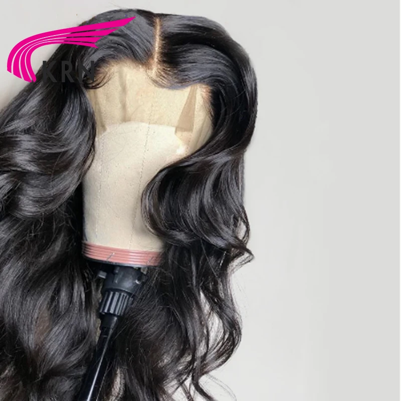 КРН 13*6 кружевные передние человеческие волосы парики для женщин бразильские волосы объемная волна кружева передний парик remy волосы предварительно сорванные с детскими волосами