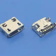 100 шт. Мини micro USB разъем зарядки Порты и разъёмы Мощность Jack 7pin DIP4 без плойки для samsung USB Micro USB гнездо