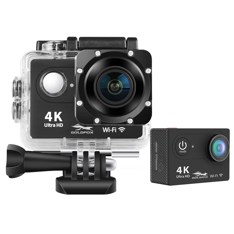 Экшн камера GOLDFOX H9R/H9 HD 4K Wi Fi 1080P|Экшн-камеры| |