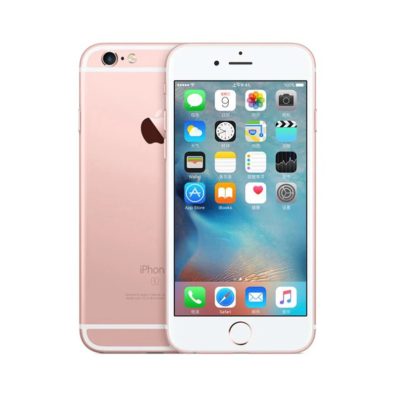 Восстановленный Apple iPhone 6s ram 2 Гб rom 128 Гб 4,7 "iOS двухъядерный 12.0MP камера отпечатков пальцев 4G LTE разблокированный мобильный телефон 6s