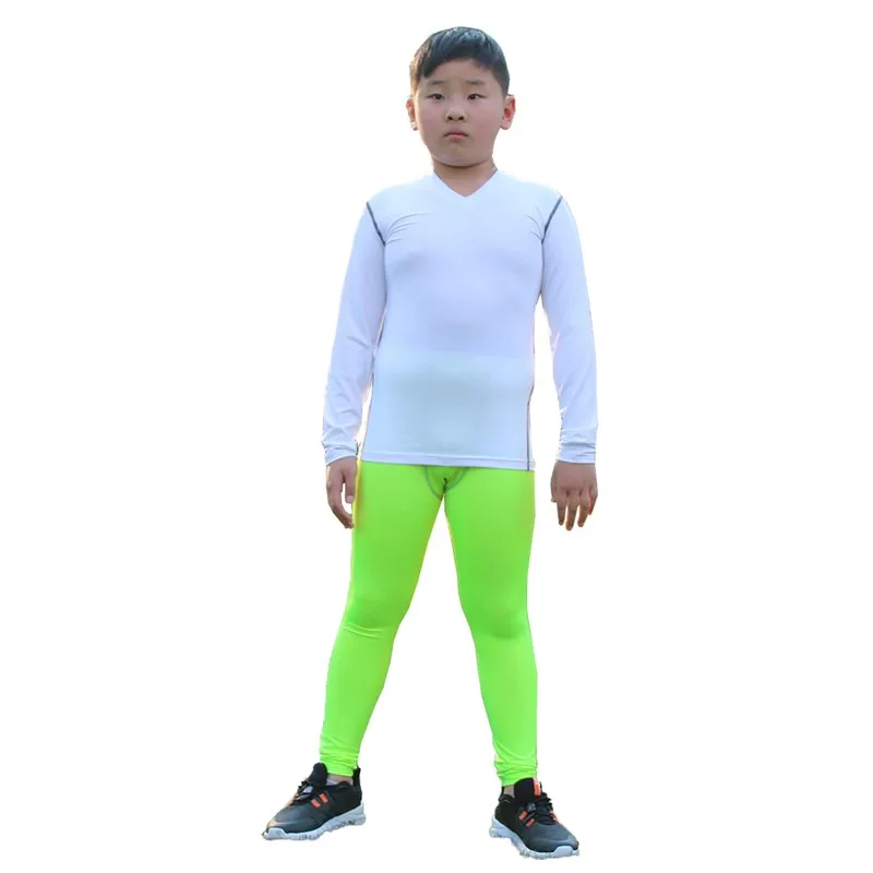 Günstige 2019 neueste Kinder Lange Unterwäsche Haut Basis Schicht Shirts und Hosen Quick Dry Fußball Basketball Tops Unten Feuchtigkeit Wicking