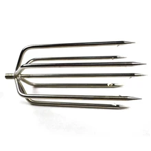 FS212! Новая нержавеющая сталь острое колючее 7 зубчатое рыболовное копье для подледной рыбалки(ночная рыбалка, подледная рыбалка) 8 мм