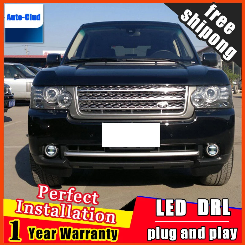 

Car-styling LED fog light for Land Rover Freelander LED Fog lamp with lens and LED daytime running ligh for car 2 function