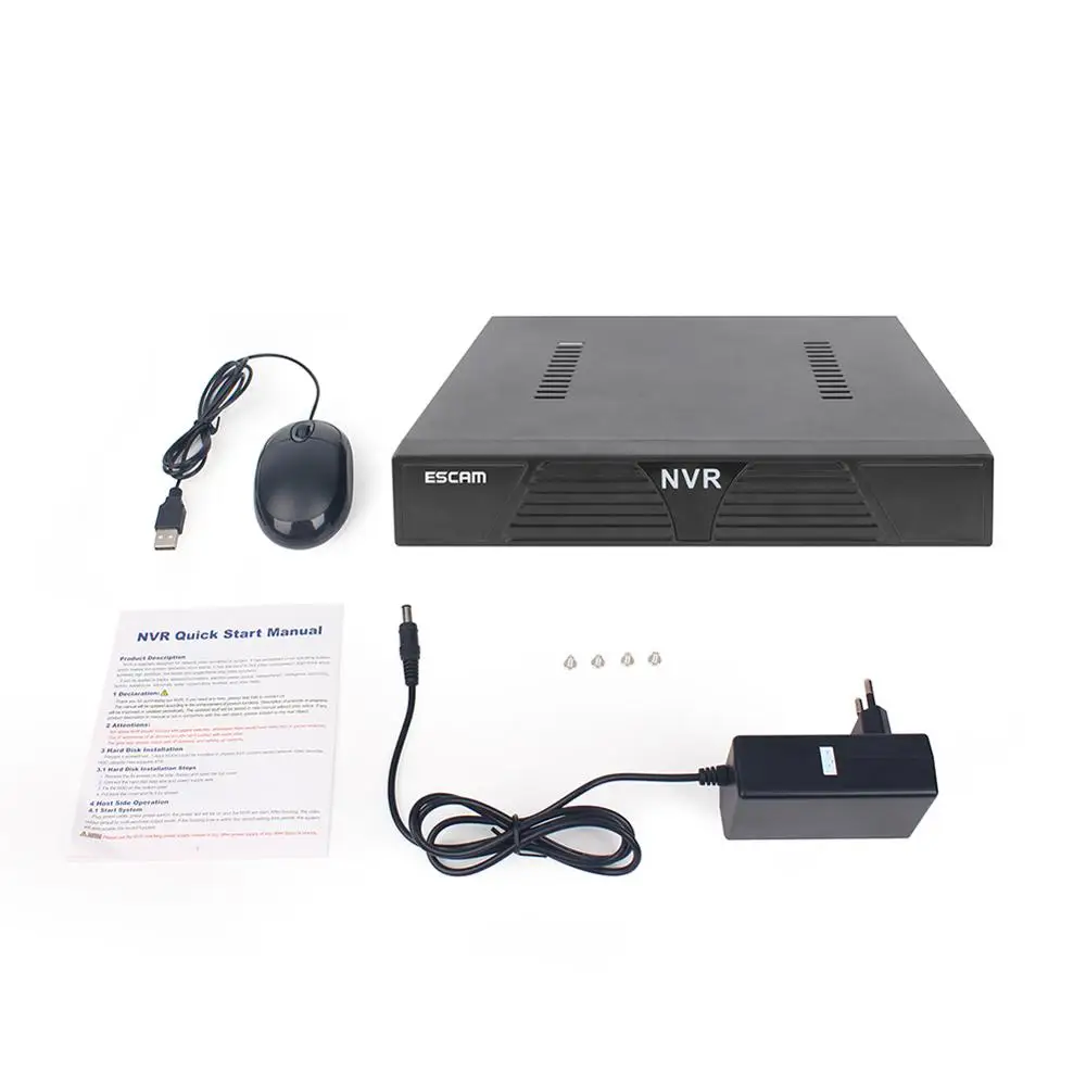 ESCAM K616 16 CH NVR 1080 P Сетевой Видео видеорегистратор с протоколом ONVIF NVR H.264 DVR HDMI-VGA видео выход Поддержка P2P облачный сервис