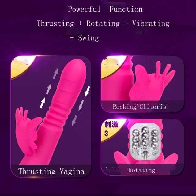 Loverkiss 9 modelo de vibración/rotación/telescópica empujando vibrador del mujer punto G masajeador conejo consolador vibrador juguetes para mujer del 41c56d Loverkiss 9 modelo de vibración/rotación/telescópica empujando vibrador del mujer punto G masajeador conejo consolador vibrador juguetes para mujer del 41c56d